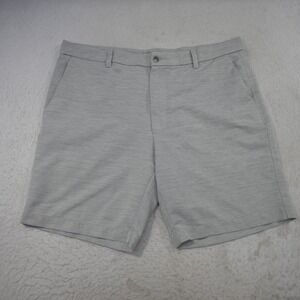 Callaway Golf Shorts Mens 38 Gray Performance Stretch Flat Front Heathered